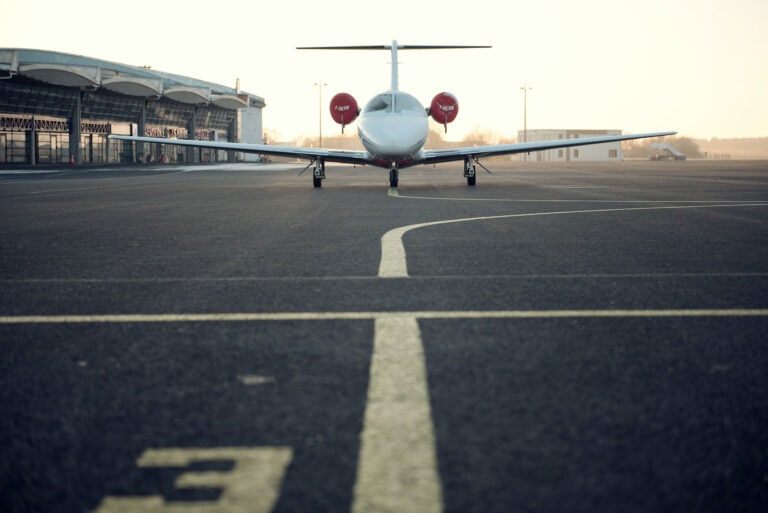 Photo of a private jet